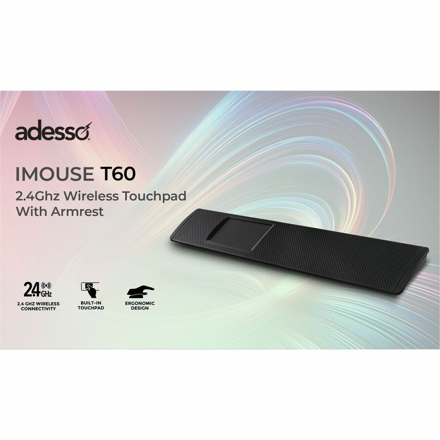 Adesso iMouse T60 2.4Ghz Wireless Touchpad With Armrest - iMouse-T60