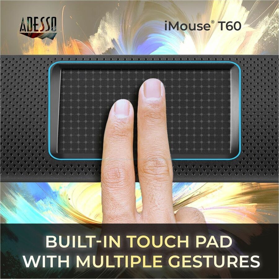 Adesso iMouse T60 2.4Ghz Wireless Touchpad With Armrest - iMouse-T60
