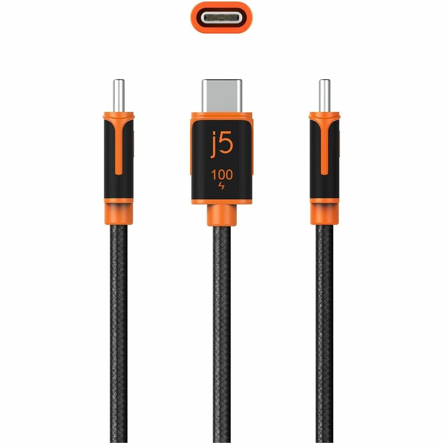 j5create USB-C 100W Sync & Charge Cable - JUCX25L18