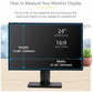 StarTech.com 24-inch 16:9 Computer Monitor Privacy Screen, Hanging Acrylic Filter, Monitor Screen Protector/Shield, +/- 30 Deg., Glossy - 2469A-PRIVACY-SCREEN