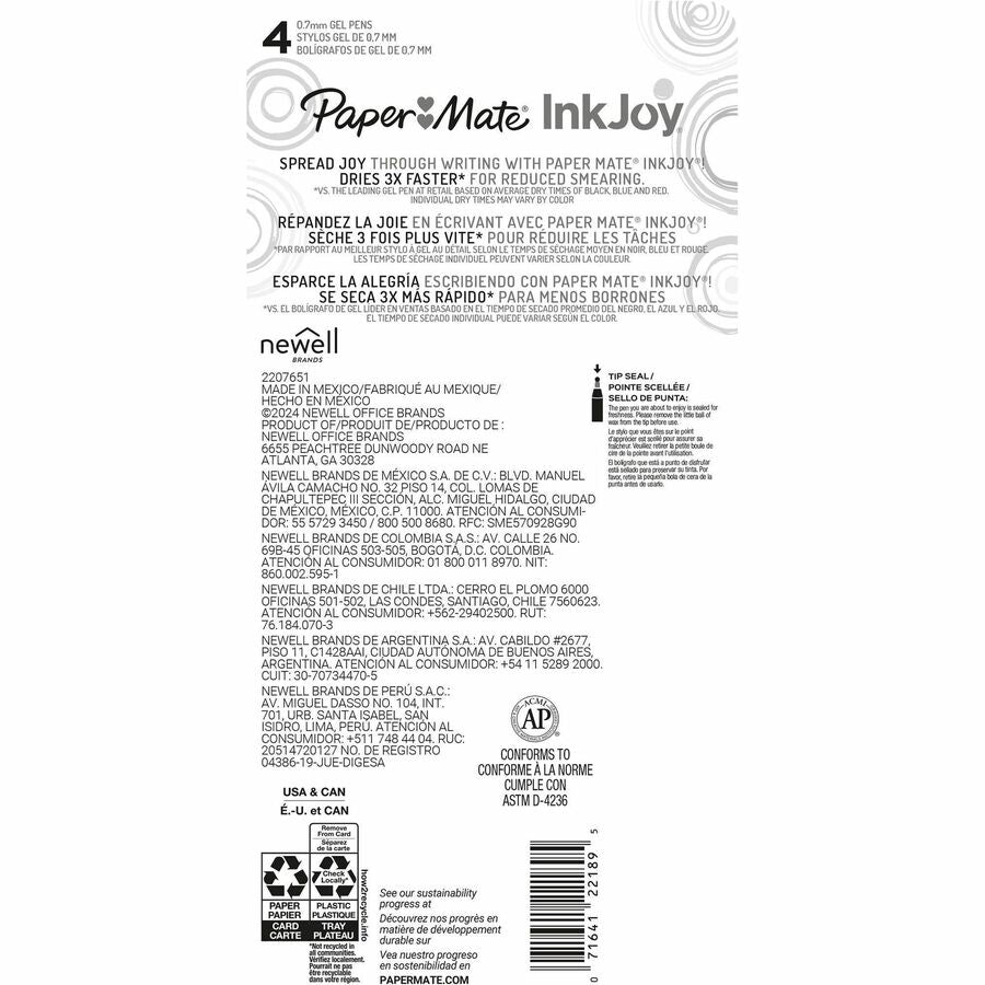 Paper Mate InkJoy Gel Pens - 2205629