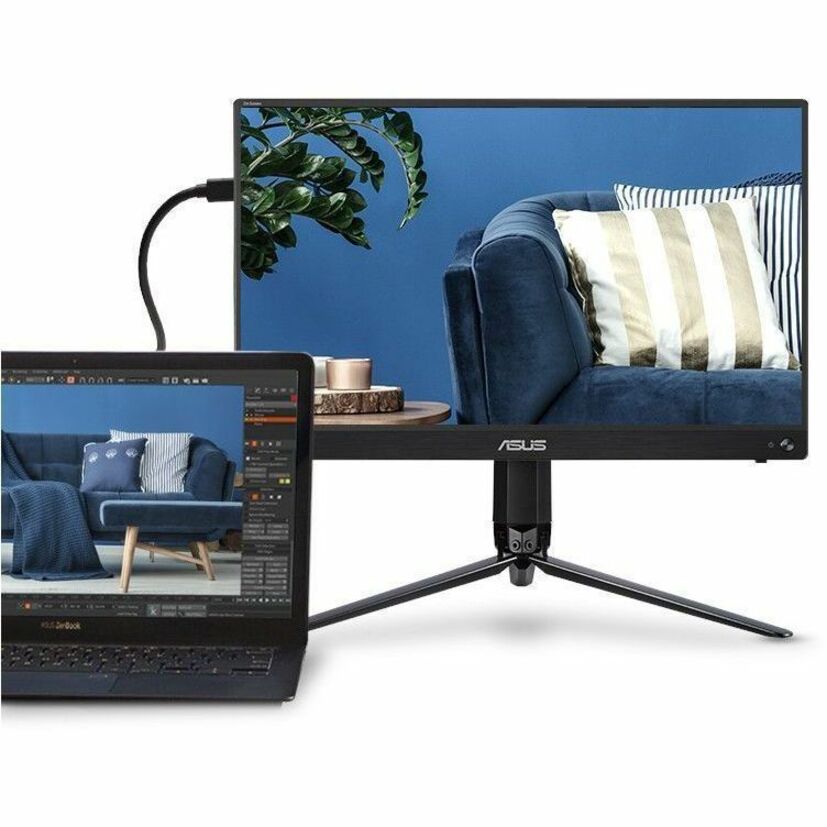 Asus ZenScreen MB16ACVR 16" Class Full HD LED Monitor - 16:9 - MB16ACVR