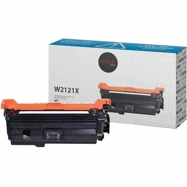 Premium Tone Laser Toner Cartridge W2121X - Cyan - 1 Each