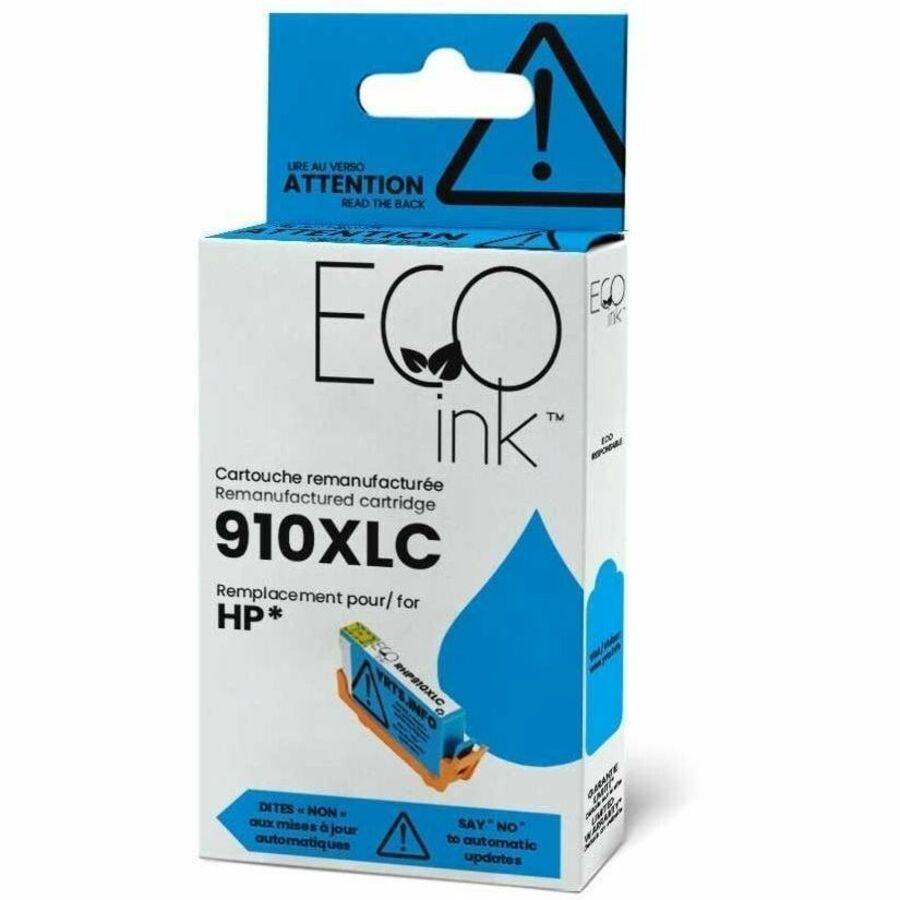 EcoTone Toner Cartridge - Remanufactured for Hewlett Packard 910XL/3YL62AN - Cyan - RHP910XLC