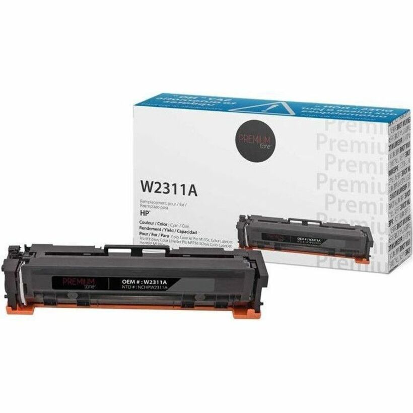 Premium Tone Laser Toner Cartridge W2311A - Cyan - 1 Each - NCHPW2311A