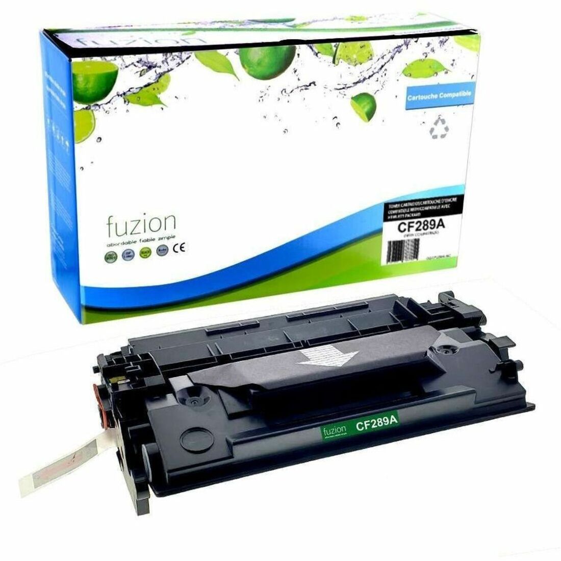fuzion Compatible Toner for HP CF289A (89A) - Black