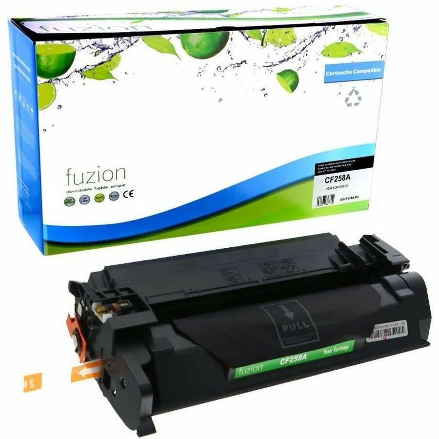 fuzion Compatible Toner for HP CF258A (58A) - Black