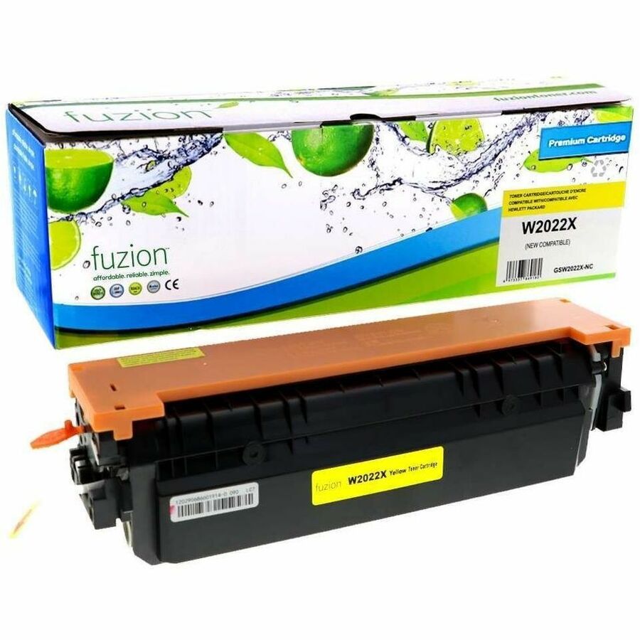 fuzion Compatible Toner High Yield for HP W2022X (414X) - Yellow