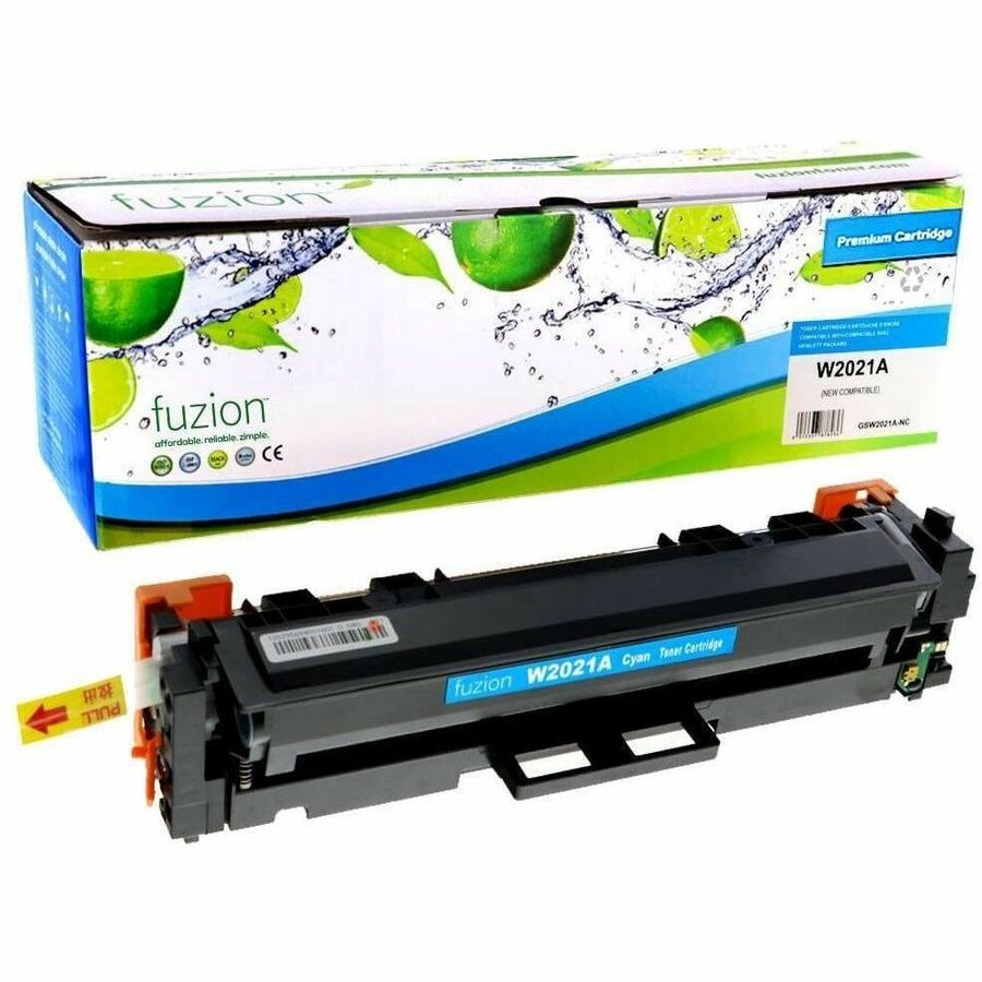 fuzion Compatible Toner for HP W2021A (414A) - Cyan