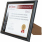 St. James&reg; Certificate/Document/Diploma Frame, 8.5x11" , Black with Gold Trim, 83916 - 83916