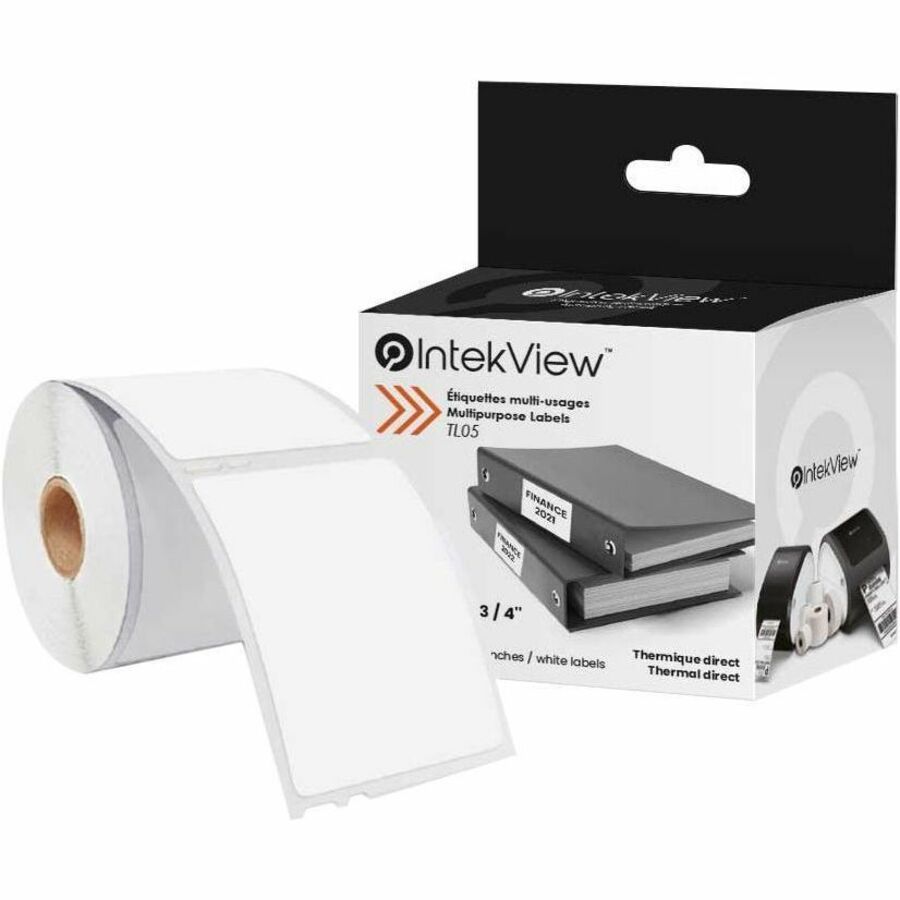 IntekView Multipurpose Labels - 2 1 / 8" x 2 3 / 4" (1 x 320)