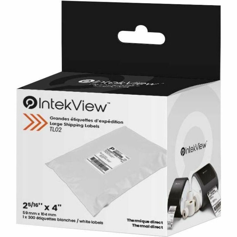 IntekView Large Shipping Labels - 2 5 / 16" x 4" (1 x 300) - TL02