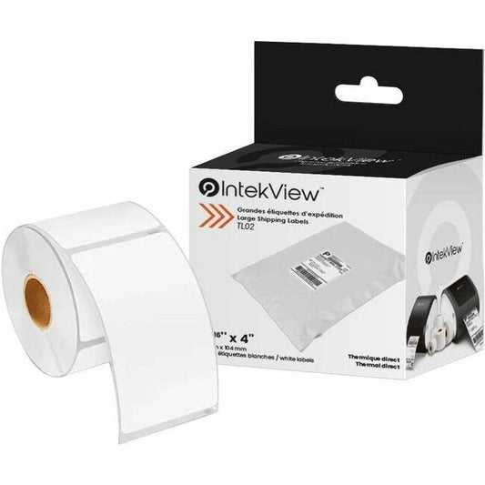 IntekView Large Shipping Labels - 2 5 / 16" x 4" (1 x 300)