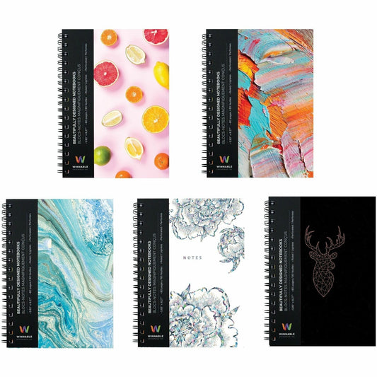 Merangue Graphic Notebook, 5-3/4 x 8-1/4"