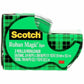 Scotch Magic™ Tape, 2105Z-C, 3/4 in x 11 yd (19 mm x 10.1 m) Bonus - 33% more