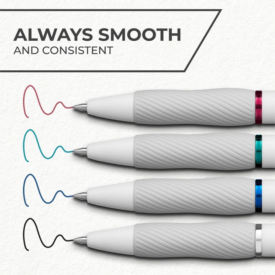 Sharpie S-Gel, White Fashion Barrel, Medium Point (0.7mm) - 2206098