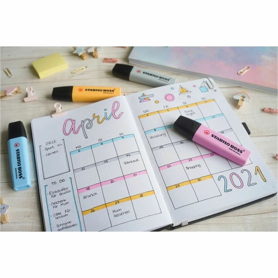 Stabilo Highlighter Boss Original Pastel - S7108