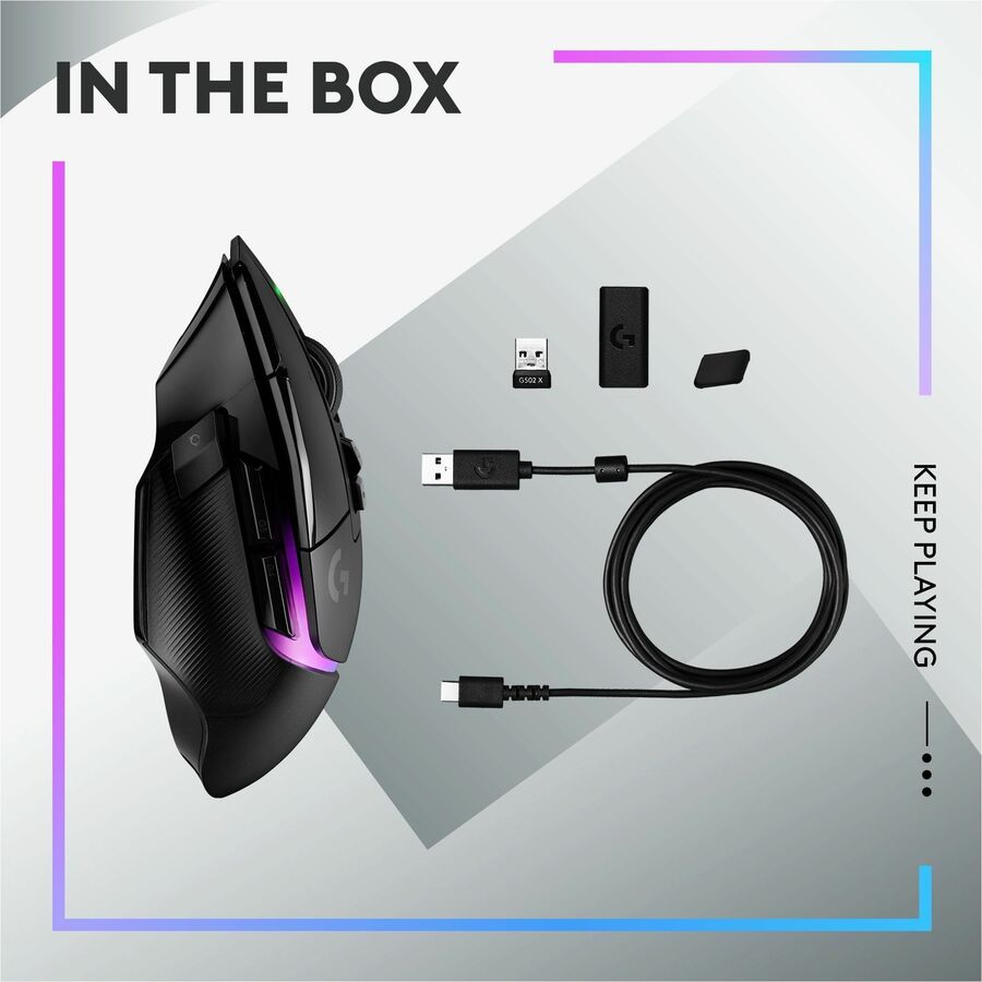 Logitech G G309 LIGHTSPEED Wireless Gaming Mouse with LIGHTFORCE Switches - 910-007197