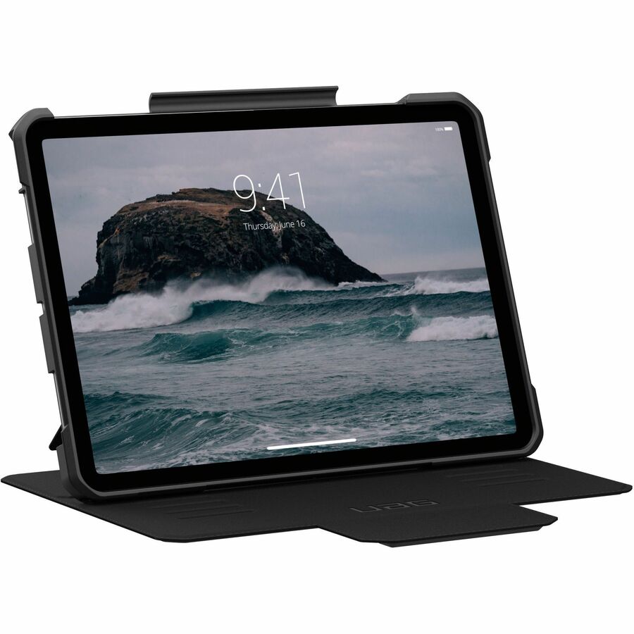 Urban Armor Gear Metropolis SE Rugged Carrying Case (Folio) for 11" Apple iPad Air 11 (2024), iPad Air 11 (2025) iPad Air - Black - 124473114040