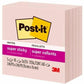 Post-it&reg; Super Sticky Notes 654-5SSPST, 3 in x 3 in (76 mm x 76 mm) - 654-5SSPST