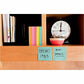 Post-it&reg; Super Sticky Notes, 3 in x 3 in, Aqua Wave, 5 Pads/Pack, 90 Sheets/Pad - 654-5SSWA