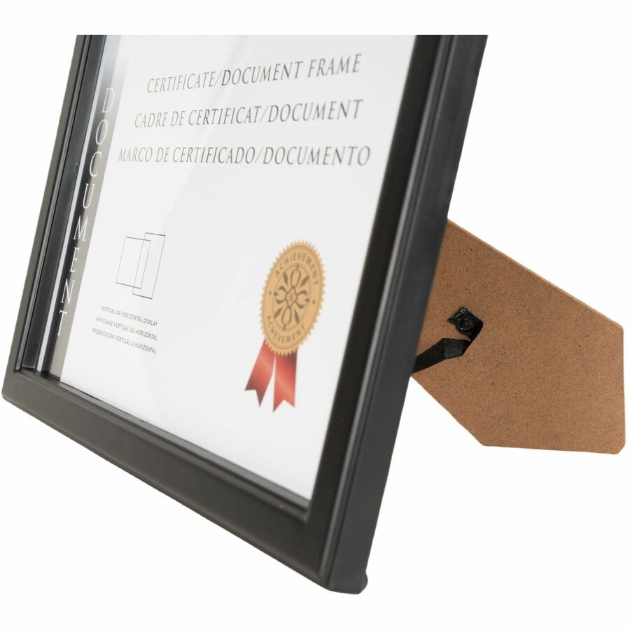 St. James&reg; Certificate/Document/Diploma Frame, 8.5x11" , Black, 83913 - 83913