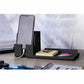 Bostitch Konnect Stackable Desk Organizer + Power Station, 4-Piece, Black - KT2-BASEKIT1-BLK