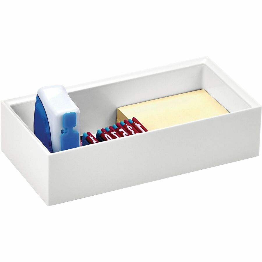 Bostitch Konnect Stackable Accessory Tray, White - KT2-WDCUP-WHT