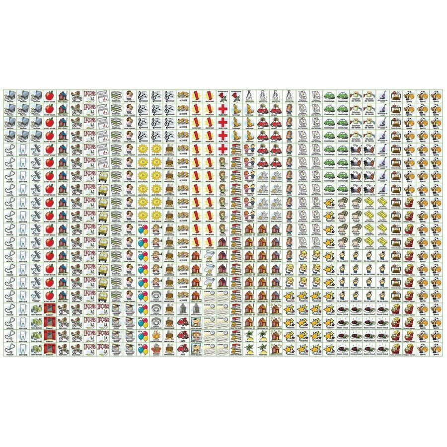 Mead MotherWord Ultimate Family Magnetic Calendar (16 Months), 18" x 13-1/2" , French - MWFFT12826