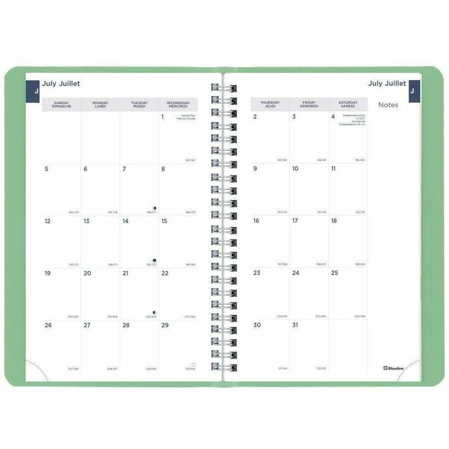 Blueline Academic Weekly Planner Fashion 2026-2027, Bilingual - CA101BF.03