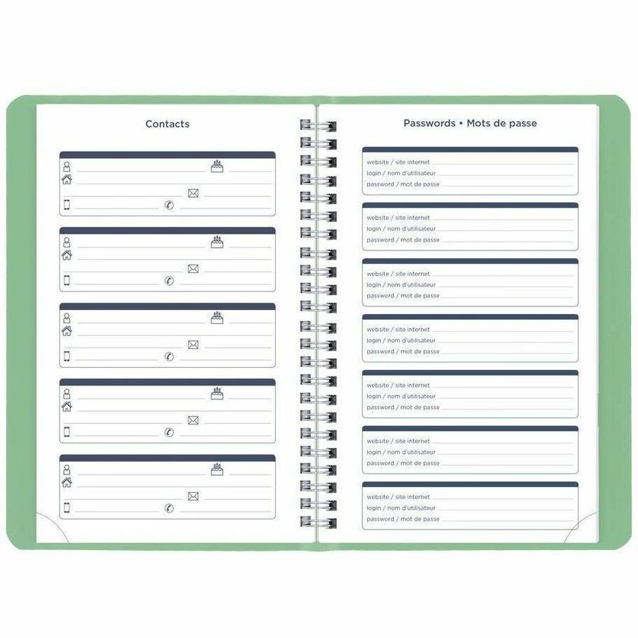 Blueline Academic Weekly Planner Fashion 2026-2027, Bilingual - CA101BF.03