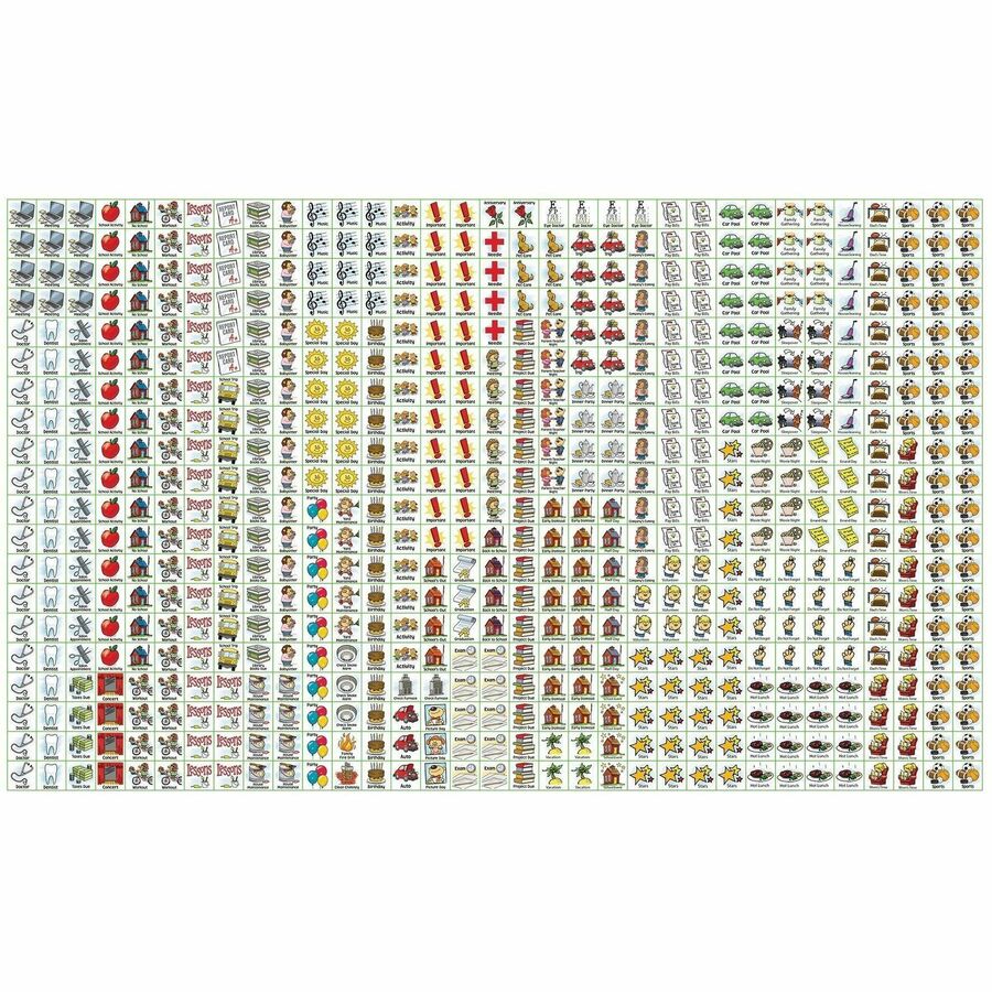 Mead MotherWord Ultimate Family Magnetic Calendar (16 Months), 18" x 13-1/2" , English - MWFCT12826