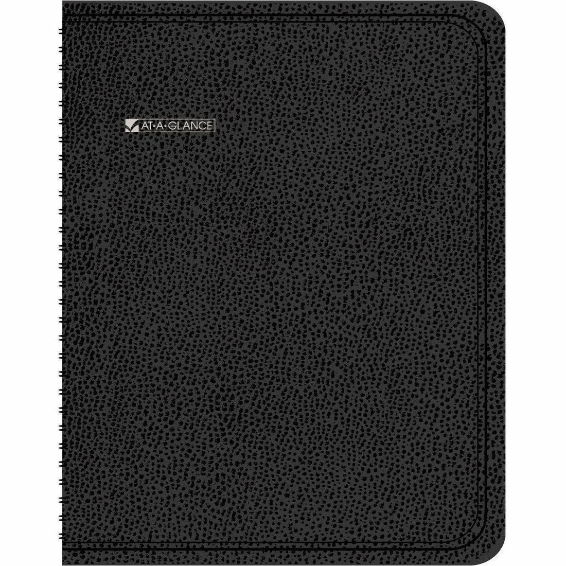 At-A-Glance QuickNotes Weekly/Monthly Planner, 9-7/8" x 10" , Bilingual, Black