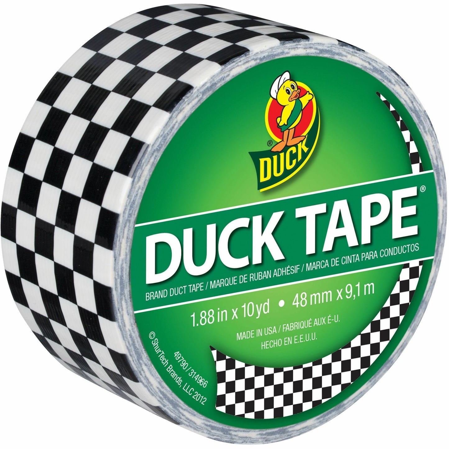 Duck Duct Tape - Checker, 1.88 in. x 10 yd.