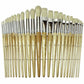 Creativity Street Beginner Paint Brushes, Wooden Handles