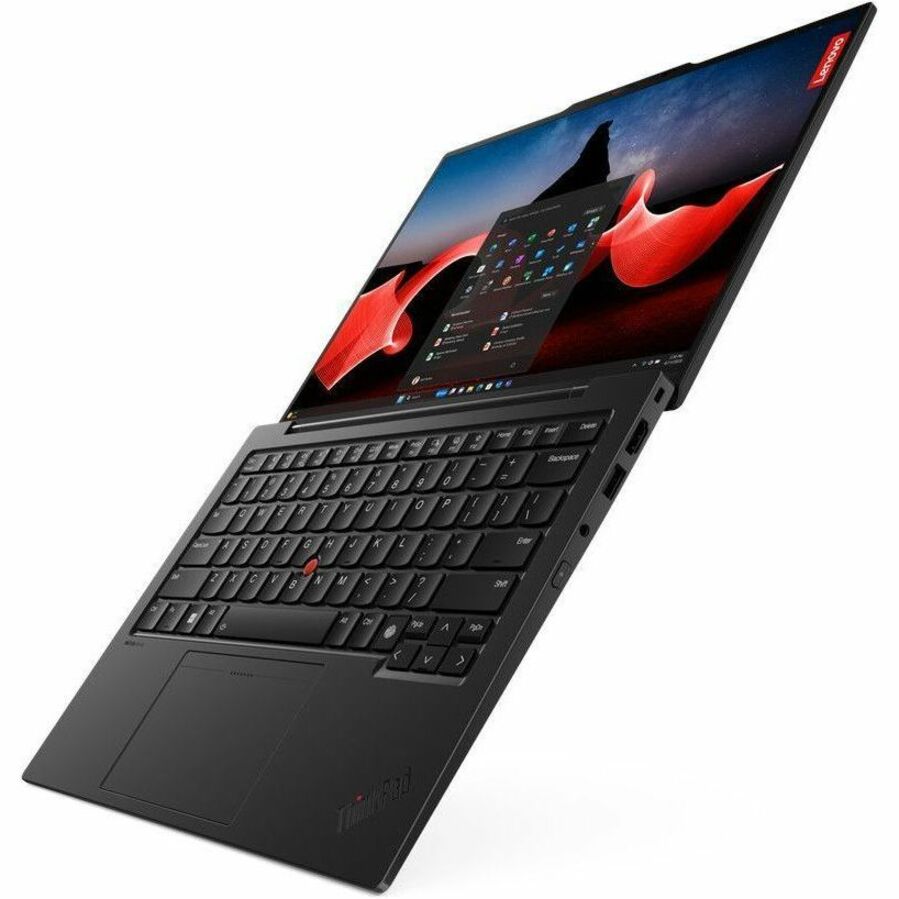Lenovo ThinkPad X1 Carbon Gen 12 21KC00B1US 14" Touchscreen Notebook - WUXGA - 60 Hz - Intel Core Ultra 7 165U - vPro Technology - Intel Evo Platform - 32 GB - 512 GB SSD - English Keyboard - Black - 21KC00B1US