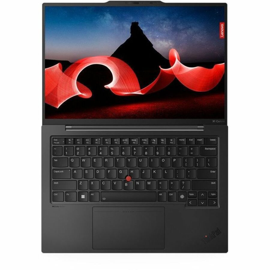 Lenovo ThinkPad X1 Carbon Gen 12 21KC00B1US 14" Touchscreen Notebook - WUXGA - 60 Hz - Intel Core Ultra 7 165U - vPro Technology - Intel Evo Platform - 32 GB - 512 GB SSD - English Keyboard - Black - 21KC00B1US