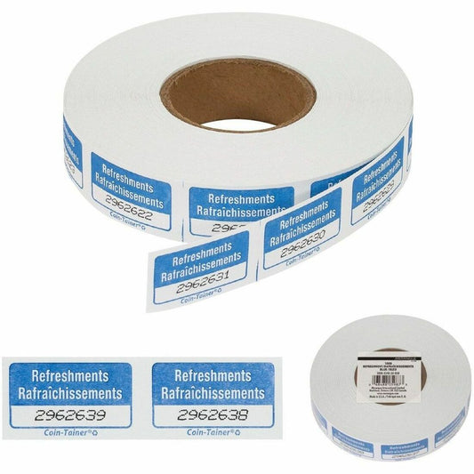 Merangue Single Ticket Roll, 'Refreshments', 1000 per roll