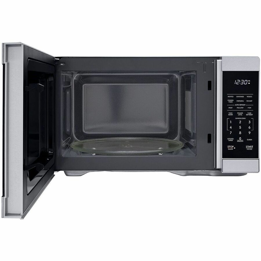 Sharp SMC1162KSC Carousel Countertop Microwave Oven 1.1 c.u. ft. 900W Stainless Steel - SMC1162KSC
