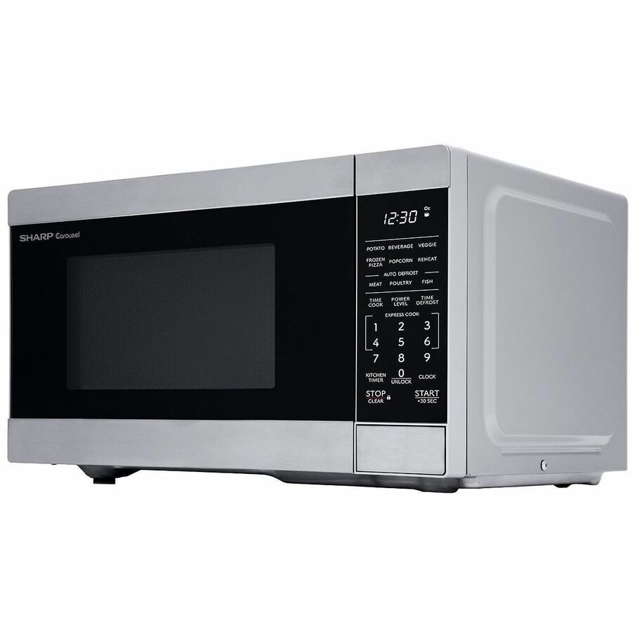 Sharp SMC0962KSC Countertop Microwave Oven 0.9 c.u. ft. 900W Stainless Steel - SMC0962KSC