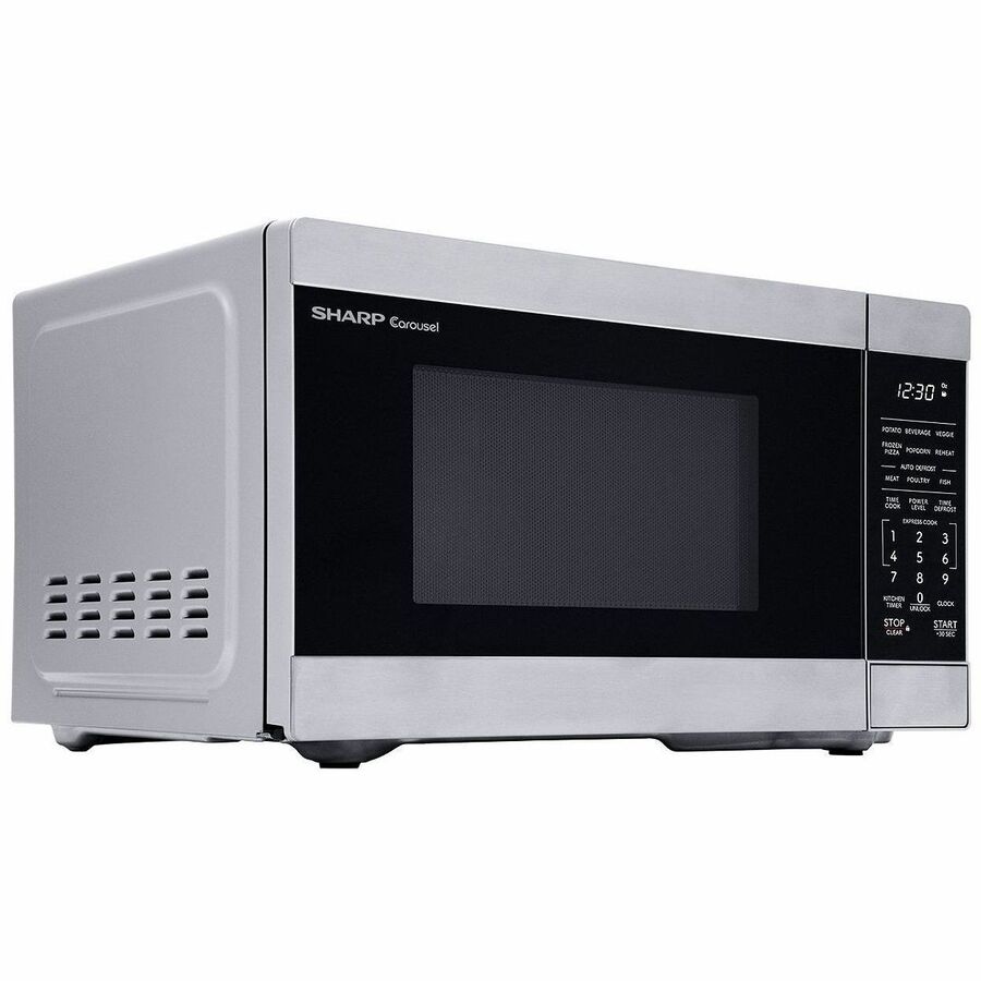 Sharp SMC0962KSC Countertop Microwave Oven 0.9 c.u. ft. 900W Stainless Steel - SMC0962KSC