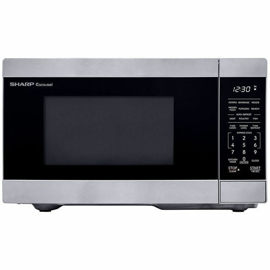 Sharp SMC0962KSC Countertop Microwave Oven 0.9 c.u. ft. 900W Stainless Steel