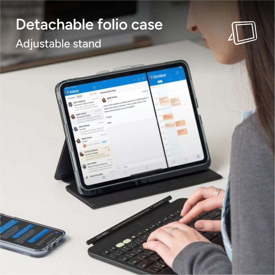ZAGG Pro Keys 2 Keyboard/Case Combo for Apple iPad Air 11" (M2) - 103414555