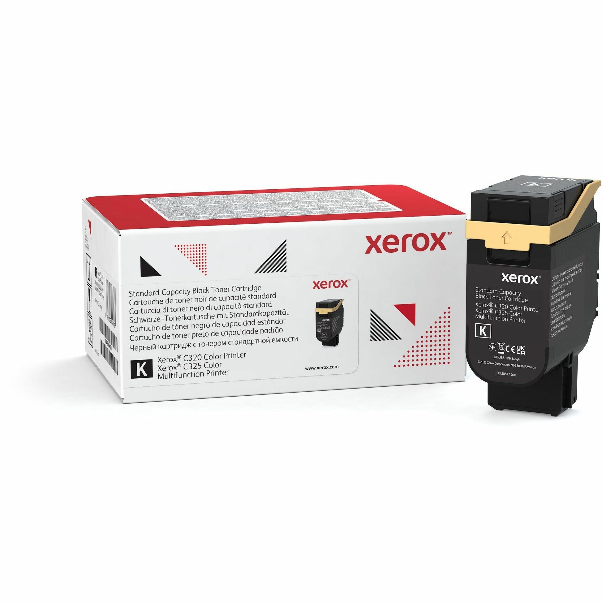 Xerox Original Standard Yield Laser Toner Cartridge - Black - 1 Each