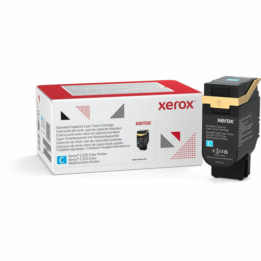 Xerox Original Standard Yield Laser Toner Cartridge - Cyan - 1 Each