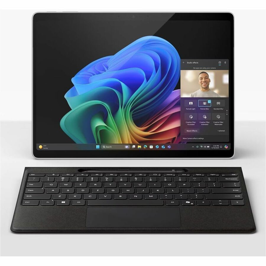 Microsoft Surface Pro 11 Copilot+ PC Tablet - 13" - Qualcomm Snapdragon X Elite - 16 GB - 512 GB SSD - Windows 11 - 5G - Platinum - 1 Each - ZFB-00001