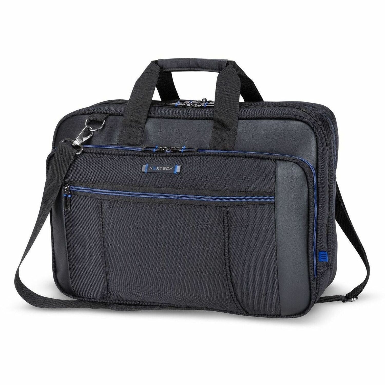Nextech Carrying Case (Briefcase) for 17.3" Notebook - Black