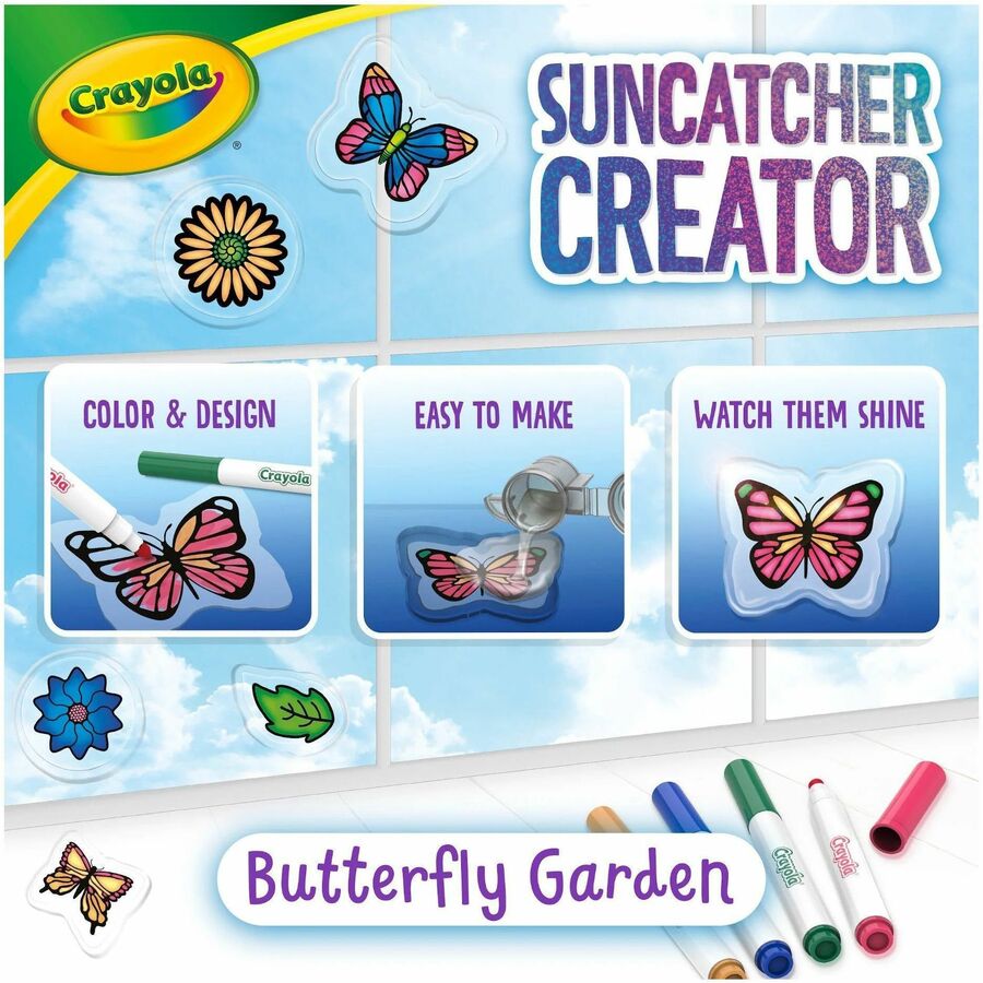 Crayola Suncatcher Creator Butterfly Garden - 747612