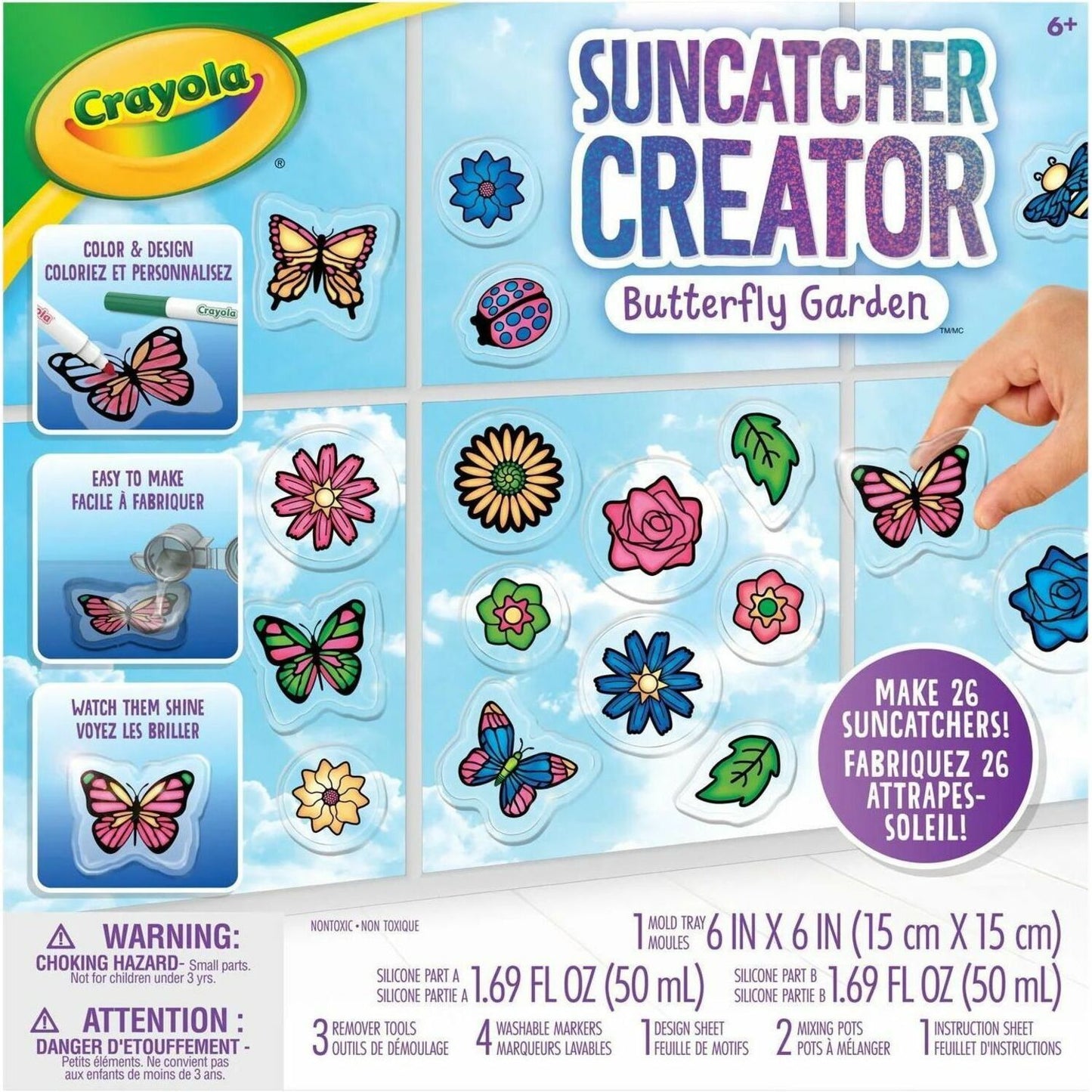 Crayola Suncatcher Creator Butterfly Garden