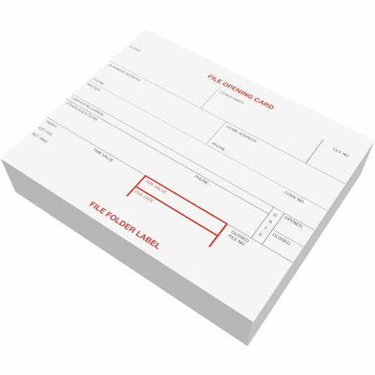 Davis Group File Opening Card